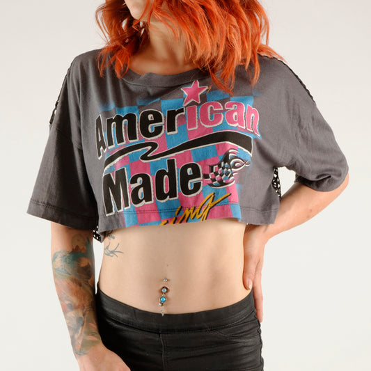 American Made / Crop Top Grey