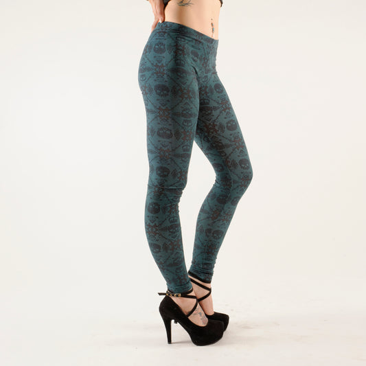 Oriental Leggings Petrol