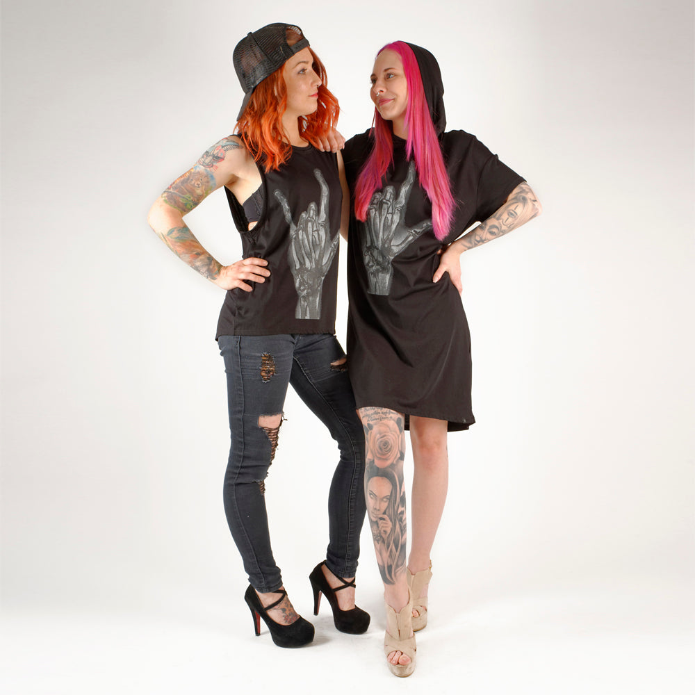 Rock N Roll Bone Hand Tee